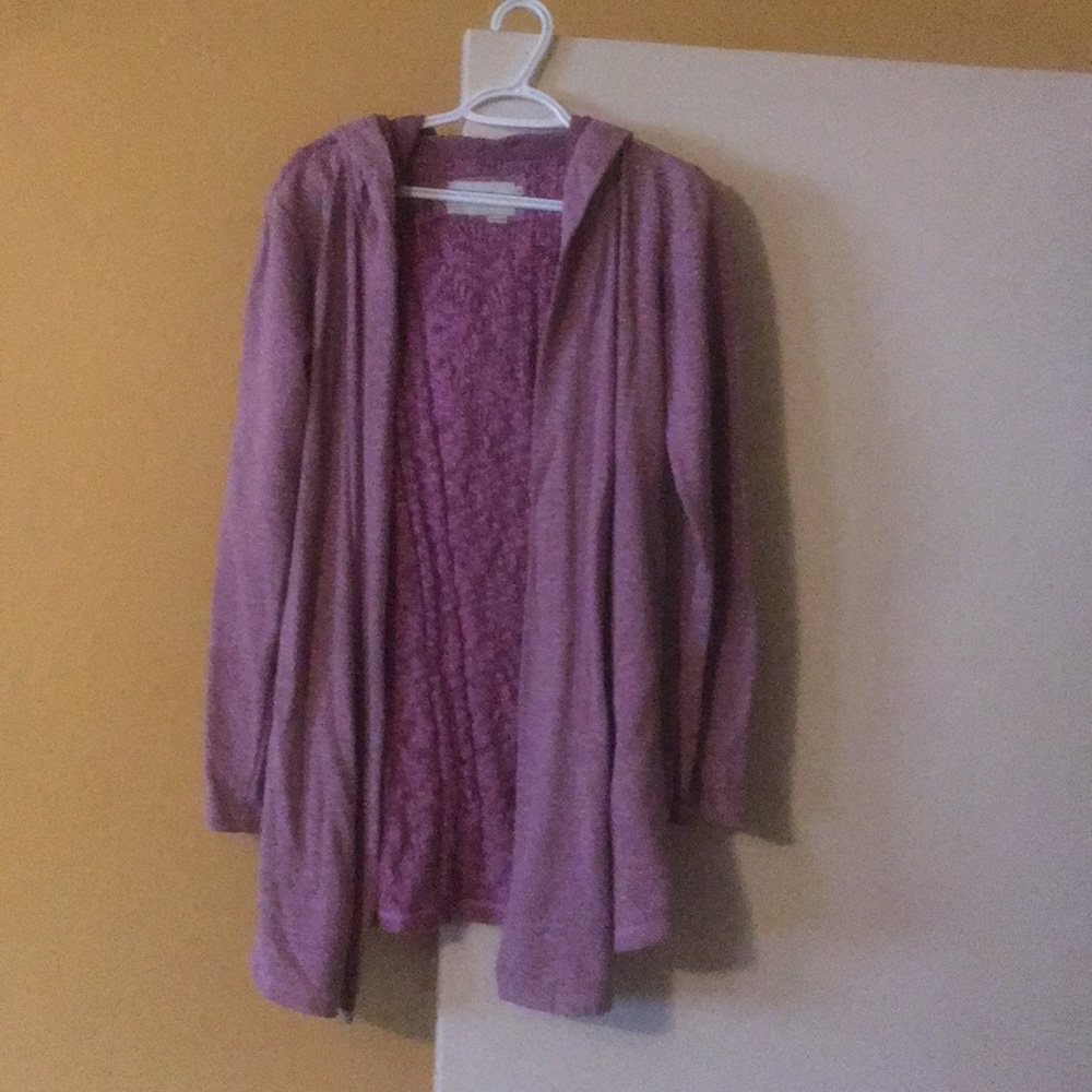 Evys tree cardigan with crochet back